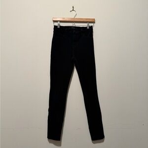 J Brand High-Rise Black Skinny Jeans